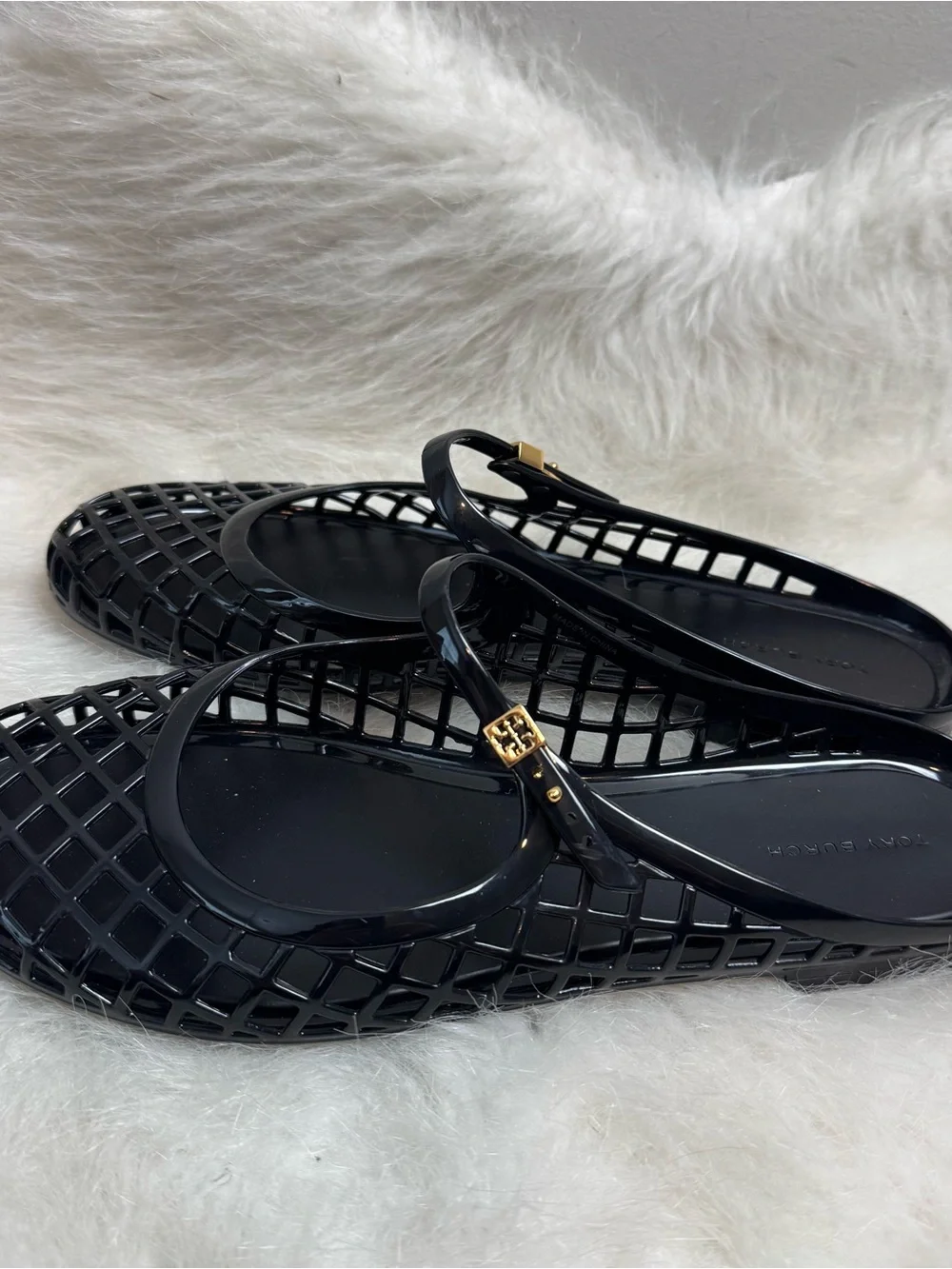 NWOB Tory Burch Mellow Jelly Mary Jane Slides 8